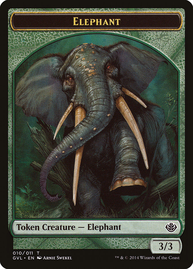 Elephant Token (Garruk vs. Liliana) [Duel Decks Anthology Tokens] | GnG Games