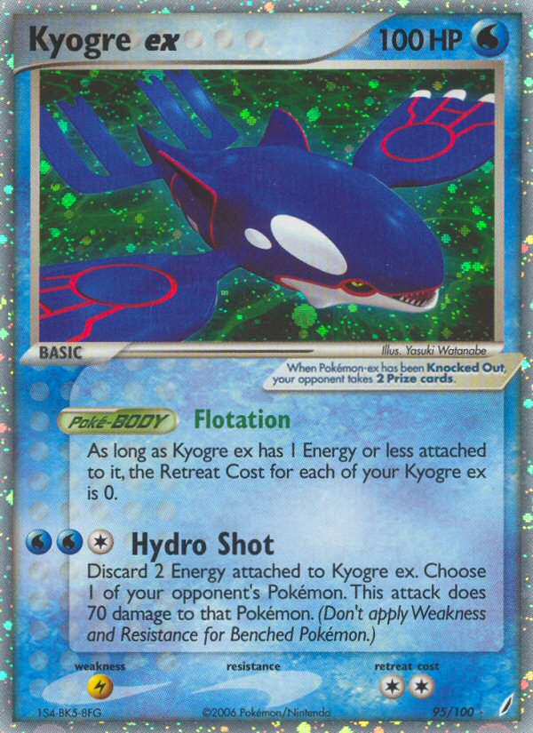 Kyogre ex (95/100) [EX: Crystal Guardians] | GnG Games