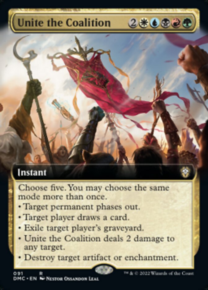 Unite the Coalition (Extended Art) [Dominaria United Commander] | GnG Games