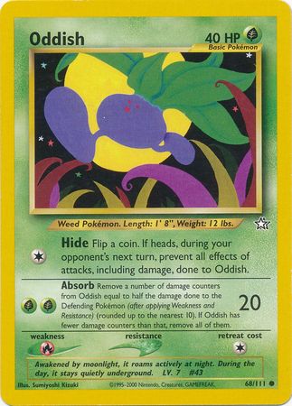 Oddish (68/111) [Neo Genesis Unlimited] | GnG Games