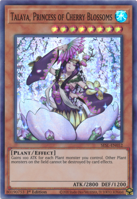 Talaya, Princess of Cherry Blossoms [SESL-EN052] Super Rare | GnG Games