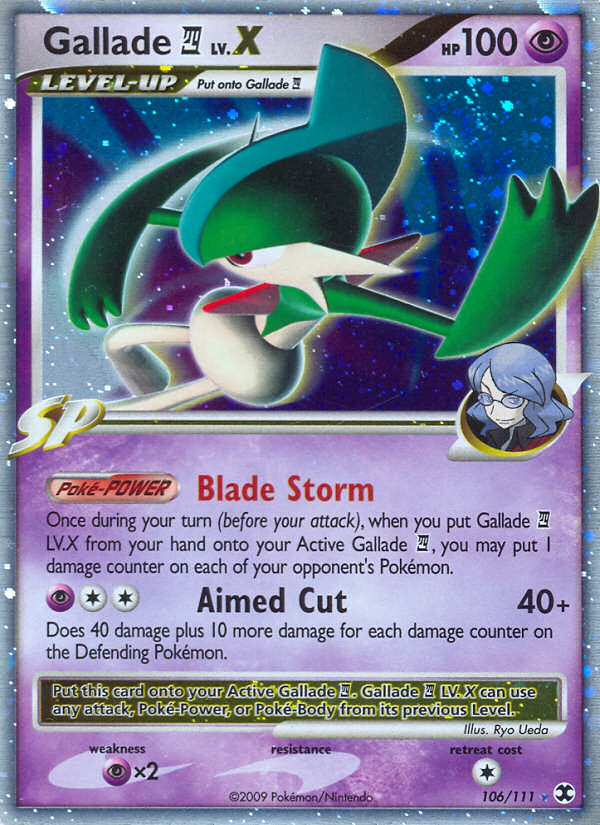 Gallade LV.X (106/111) [Platinum: Rising Rivals] | GnG Games