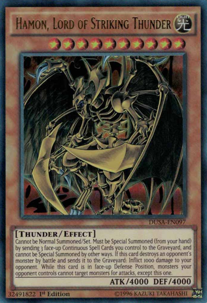 Hamon, Lord of Striking Thunder [DUSA-EN097] Ultra Rare | GnG Games