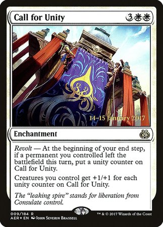 Call for Unity [Aether Revolt Promos] | GnG Games