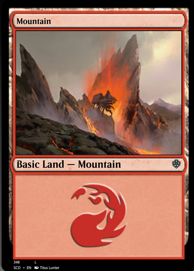 Mountain (348) [Starter Commander Decks] | GnG Games