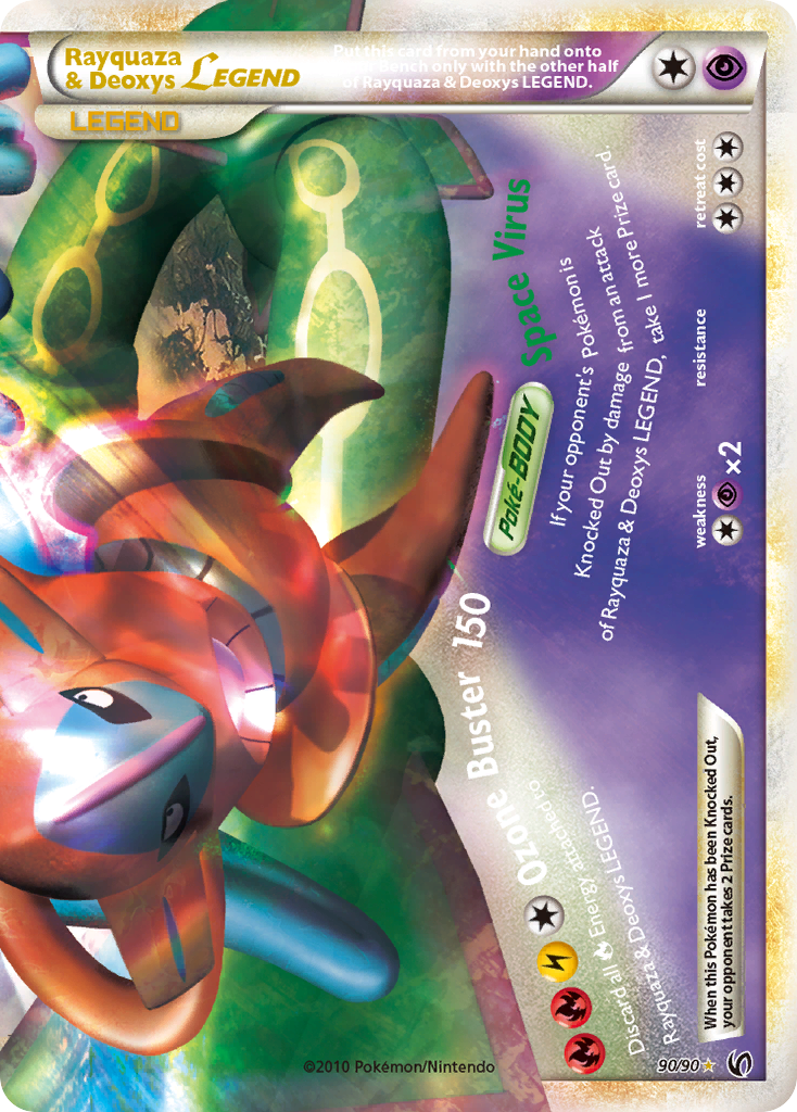 Rayquaza & Deoxys LEGEND (90/90) [HeartGold & SoulSilver: Undaunted] | GnG Games