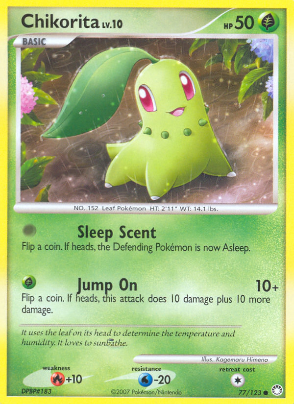Chikorita (77/123) [Diamond & Pearl: Mysterious Treasures] | GnG Games