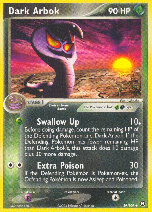 Dark Arbok (29/109) [EX: Team Rocket Returns] | GnG Games