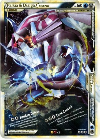 Palkia & Dialga LEGEND (101/102) (Jumbo Card) [HeartGold & SoulSilver: Triumphant] | GnG Games