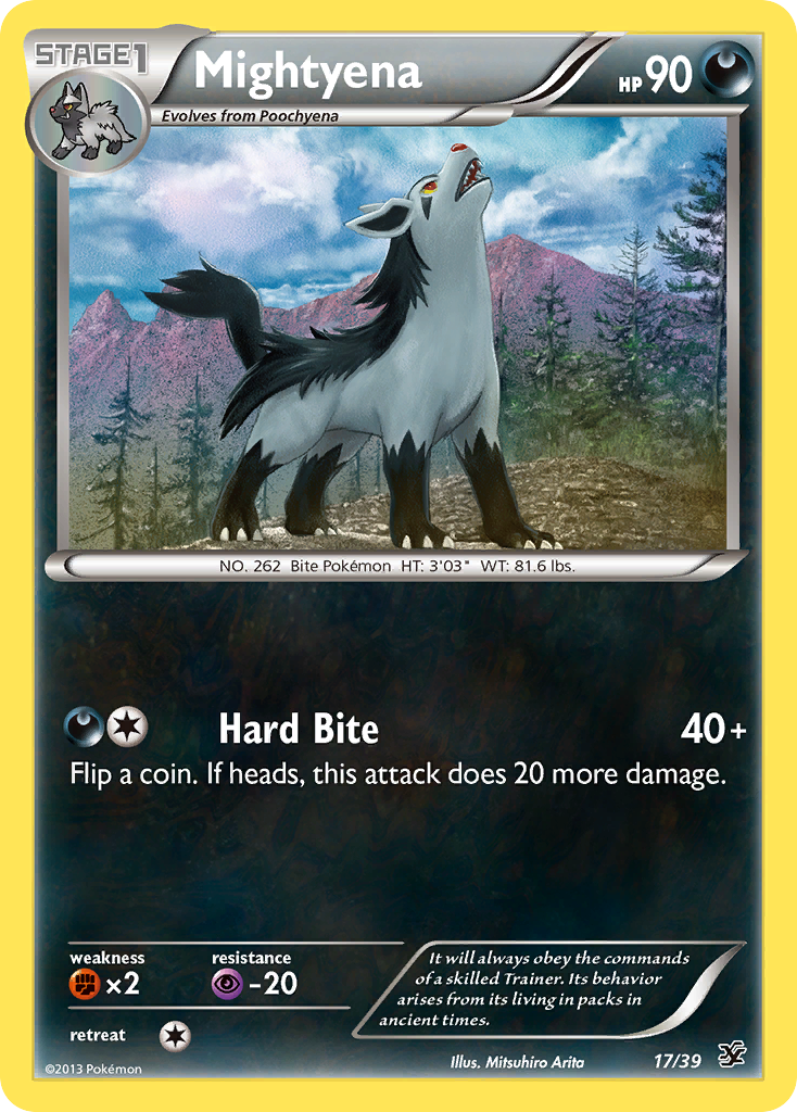 Mightyena (17/39) [XY: Kalos Starter Set] | GnG Games