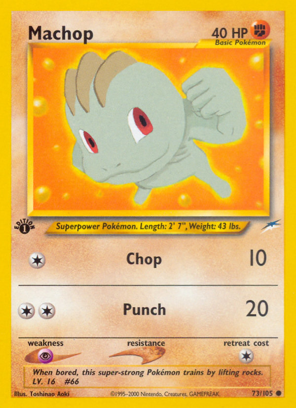 Machop (73/105) [Neo Destiny 1st Edition] | GnG Games