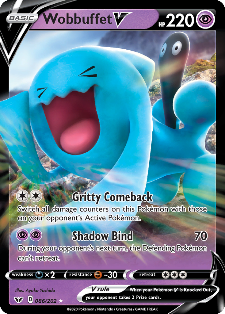 Wobbuffet V (086/202) [Sword & Shield: Base Set] | GnG Games