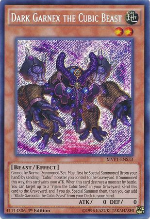 Dark Garnex the Cubic Beast [MVP1-ENS33] Secret Rare | GnG Games