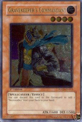 Gravekeeper's Commandant (UTR) [FOTB-EN015] Ultimate Rare | GnG Games