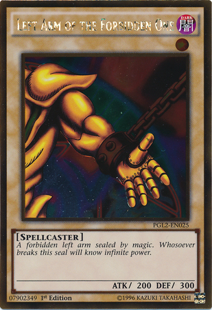 Left Arm of the Forbidden One [PGL2-EN025] Gold Rare | GnG Games