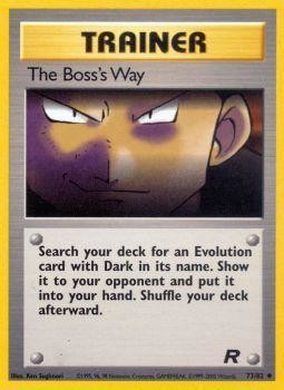 The Boss's Way (73/82) [Team Rocket Unlimited] | GnG Games