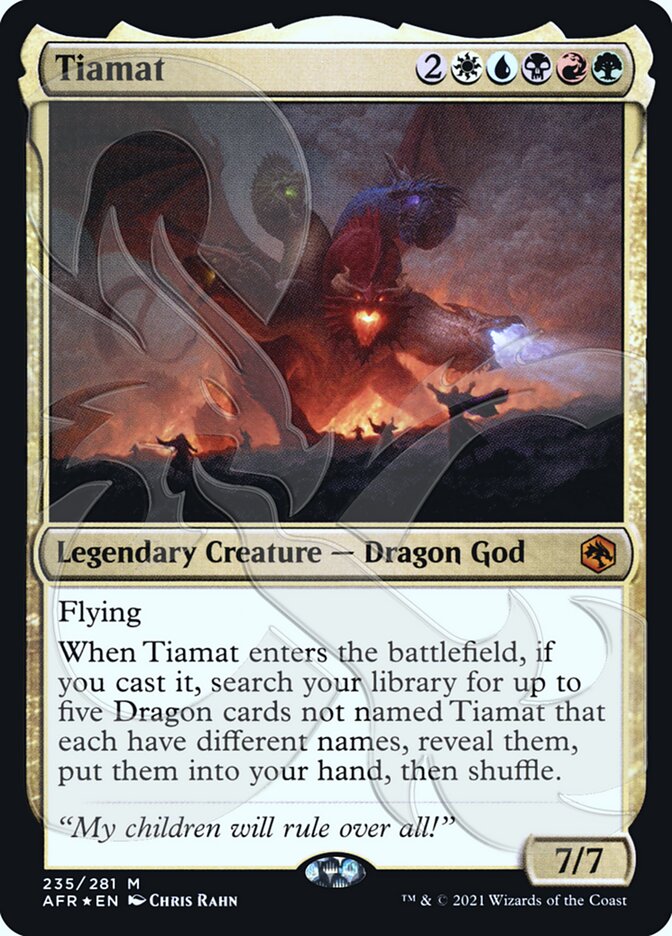 Tiamat (Ampersand Promo) [Dungeons & Dragons: Adventures in the Forgotten Realms Promos] | GnG Games