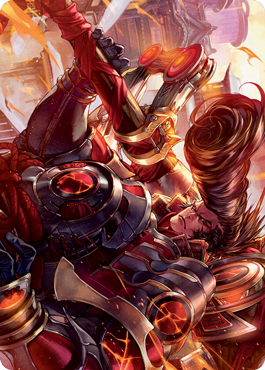 Upriser Renegade Art Card [Kamigawa: Neon Dynasty Art Series] | GnG Games
