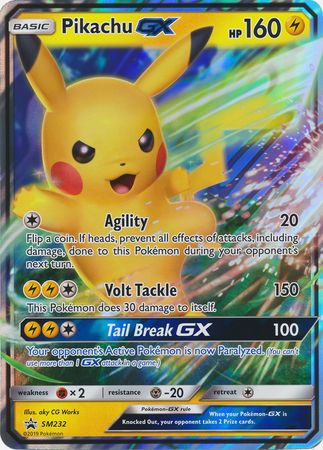 Pikachu GX (SM232) (Jumbo Card) [Sun & Moon: Black Star Promos] | GnG Games