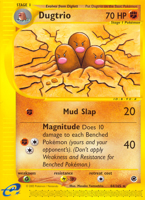 Dugtrio (44/165) [Expedition: Base Set] | GnG Games