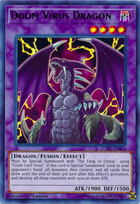 Doom Virus Dragon [LCKC-EN064] Ultra Rare | GnG Games