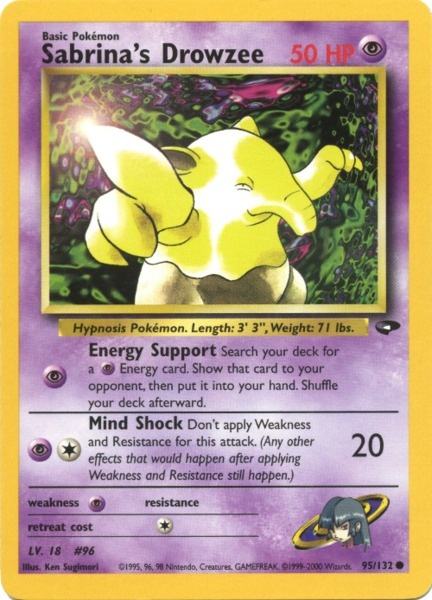 Sabrina's Drowzee (95/132) [Gym Challenge Unlimited] | GnG Games