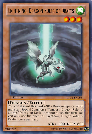 Lightning, Dragon Ruler of Drafts [LTGY-EN098] Common | GnG Games