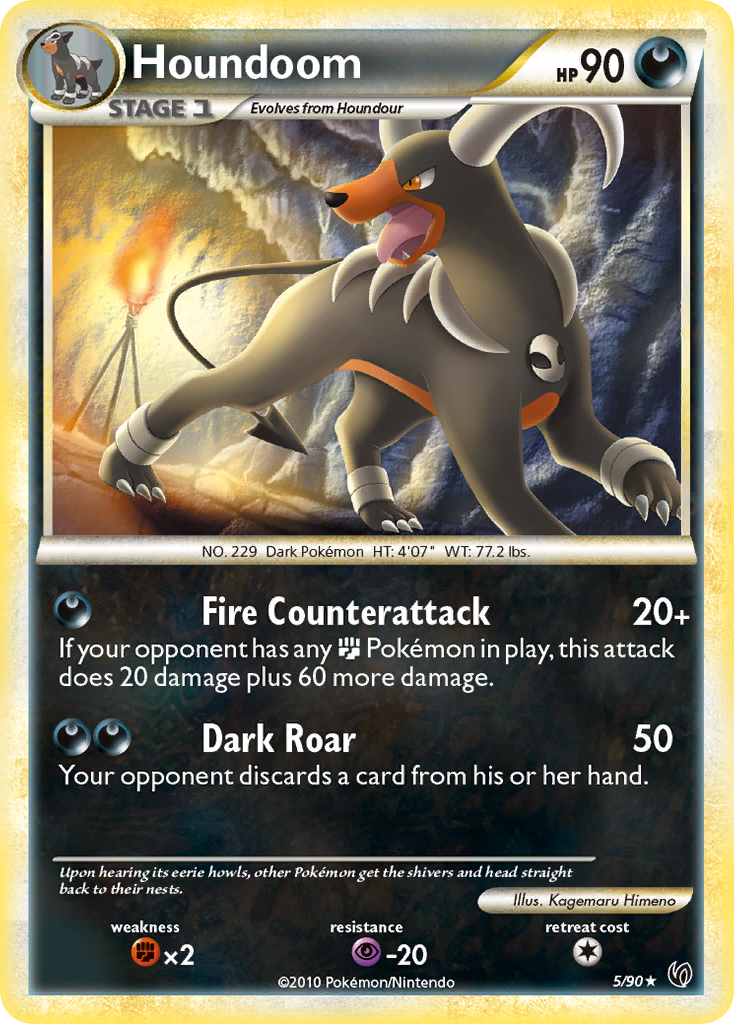 Houndoom (5/90) [HeartGold & SoulSilver: Undaunted] | GnG Games