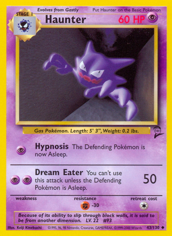 Haunter (43/130) [Base Set 2] | GnG Games