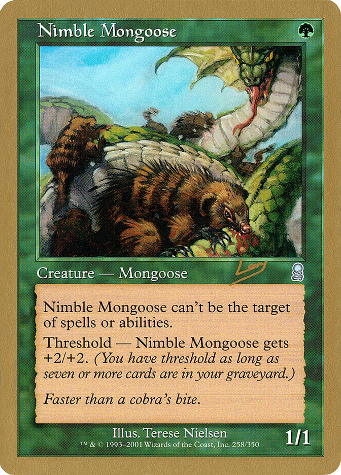 Nimble Mongoose (Raphael Levy) [World Championship Decks 2002] | GnG Games