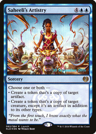 Saheeli's Artistry [Kaladesh Promos] | GnG Games