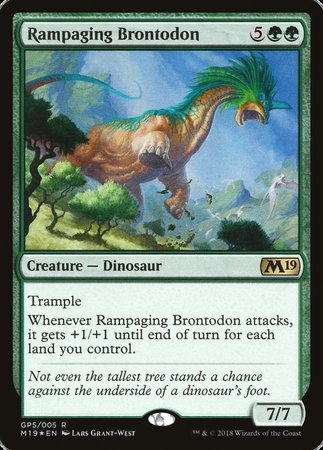 Rampaging Brontodon (2018 Gift Pack) [M19 Gift Pack] | GnG Games