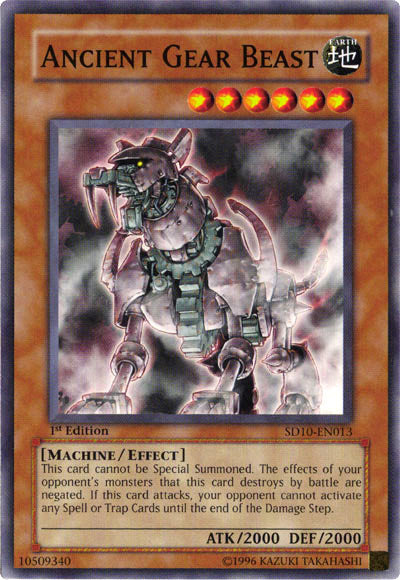 Ancient Gear Beast [SD10-EN013] Common | GnG Games