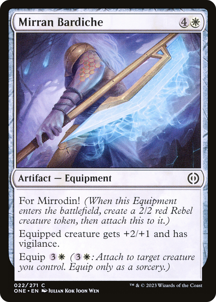 Mirran Bardiche [Phyrexia: All Will Be One] | GnG Games