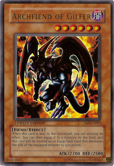 Archfiend of Gilfer [JMP-EN003] Ultra Rare | GnG Games