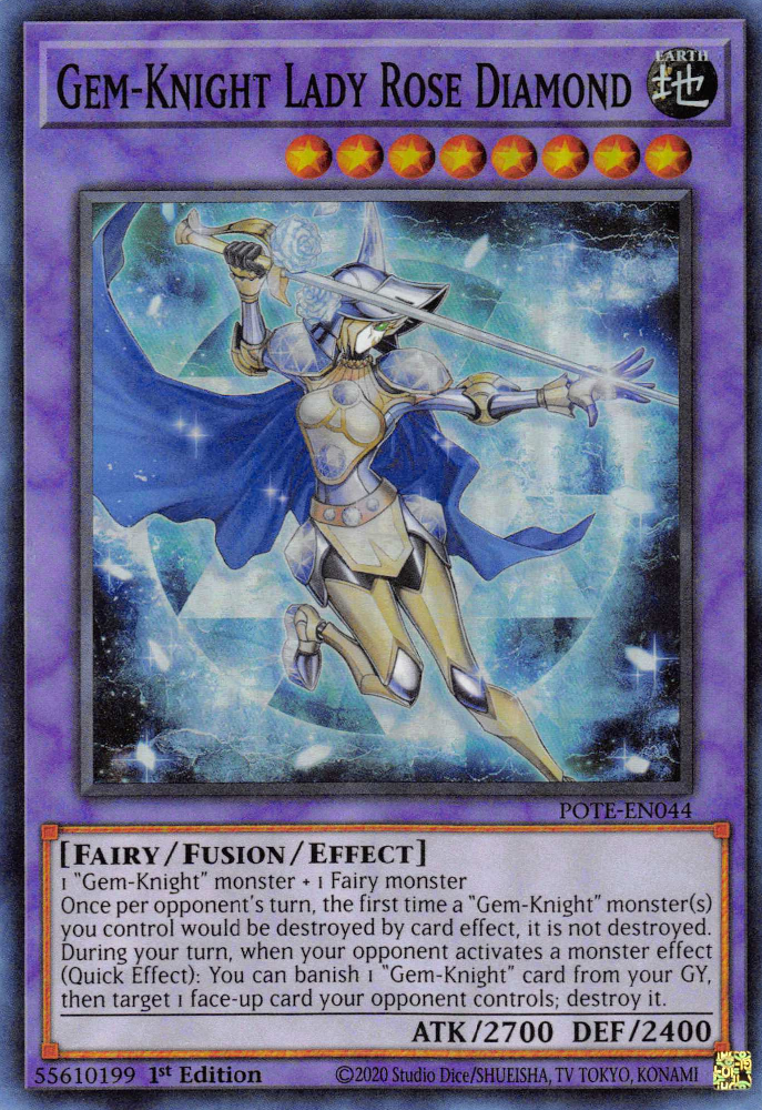 Gem-Knight Lady Rose Diamond [POTE-EN044] Super Rare | GnG Games