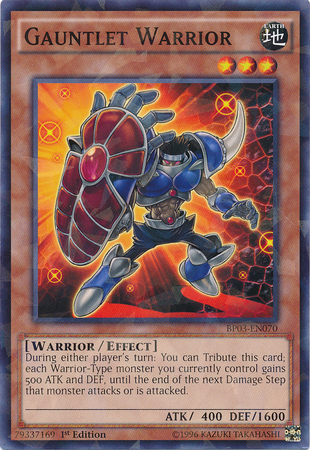 Gauntlet Warrior (Shatterfoil) [BP03-EN070] Common | GnG Games