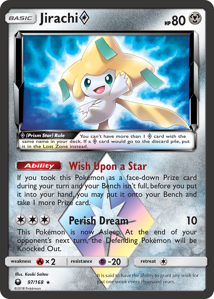 Jirachi (97/168) (Prism Star) [Sun & Moon: Celestial Storm] | GnG Games