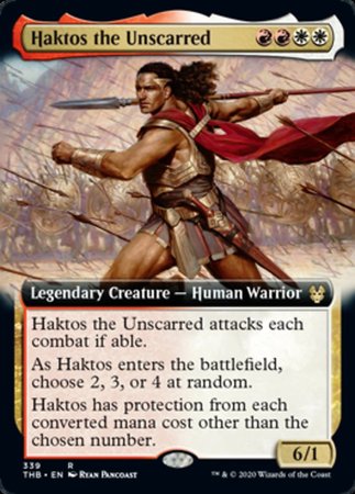 Haktos the Unscarred (Extended Art) [Theros Beyond Death] | GnG Games