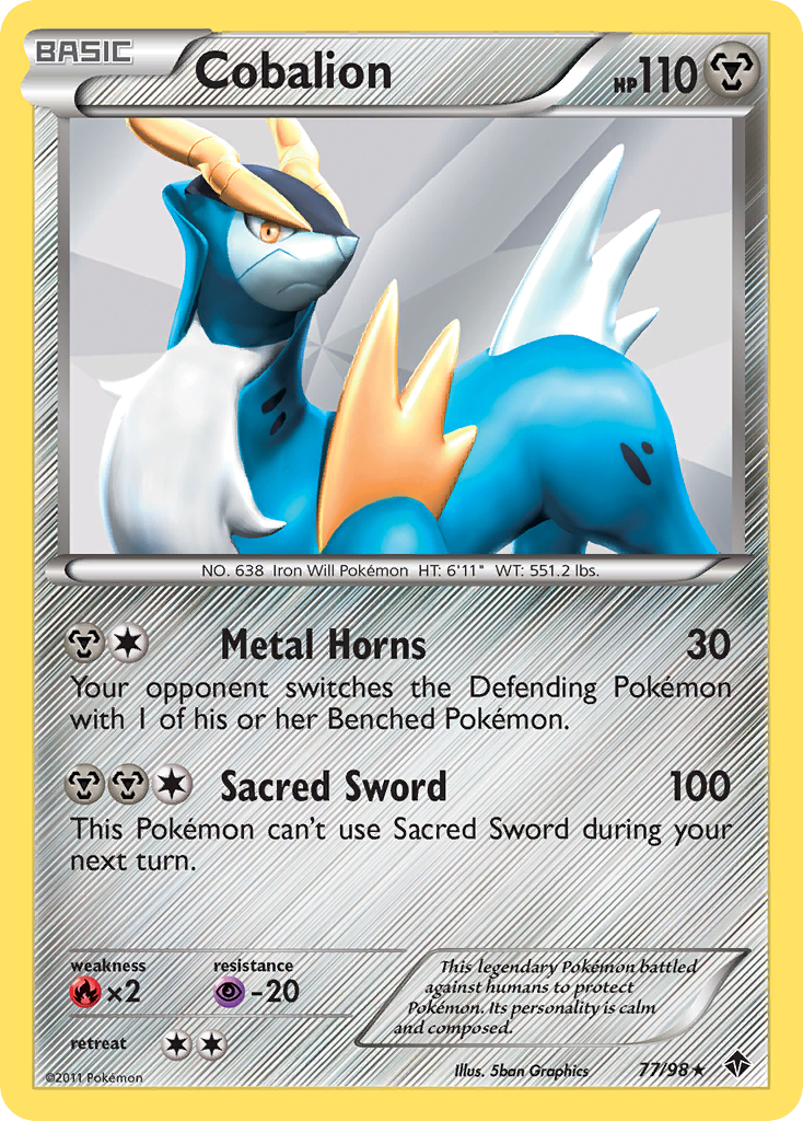 Cobalion (77/98) [Black & White: Emerging Powers] | GnG Games