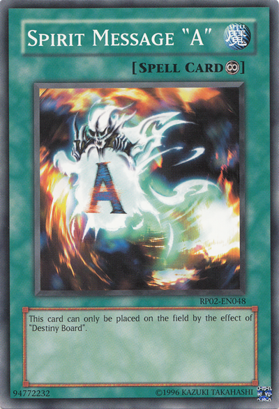 Spirit Message "A" [RP02-EN048] Common | GnG Games