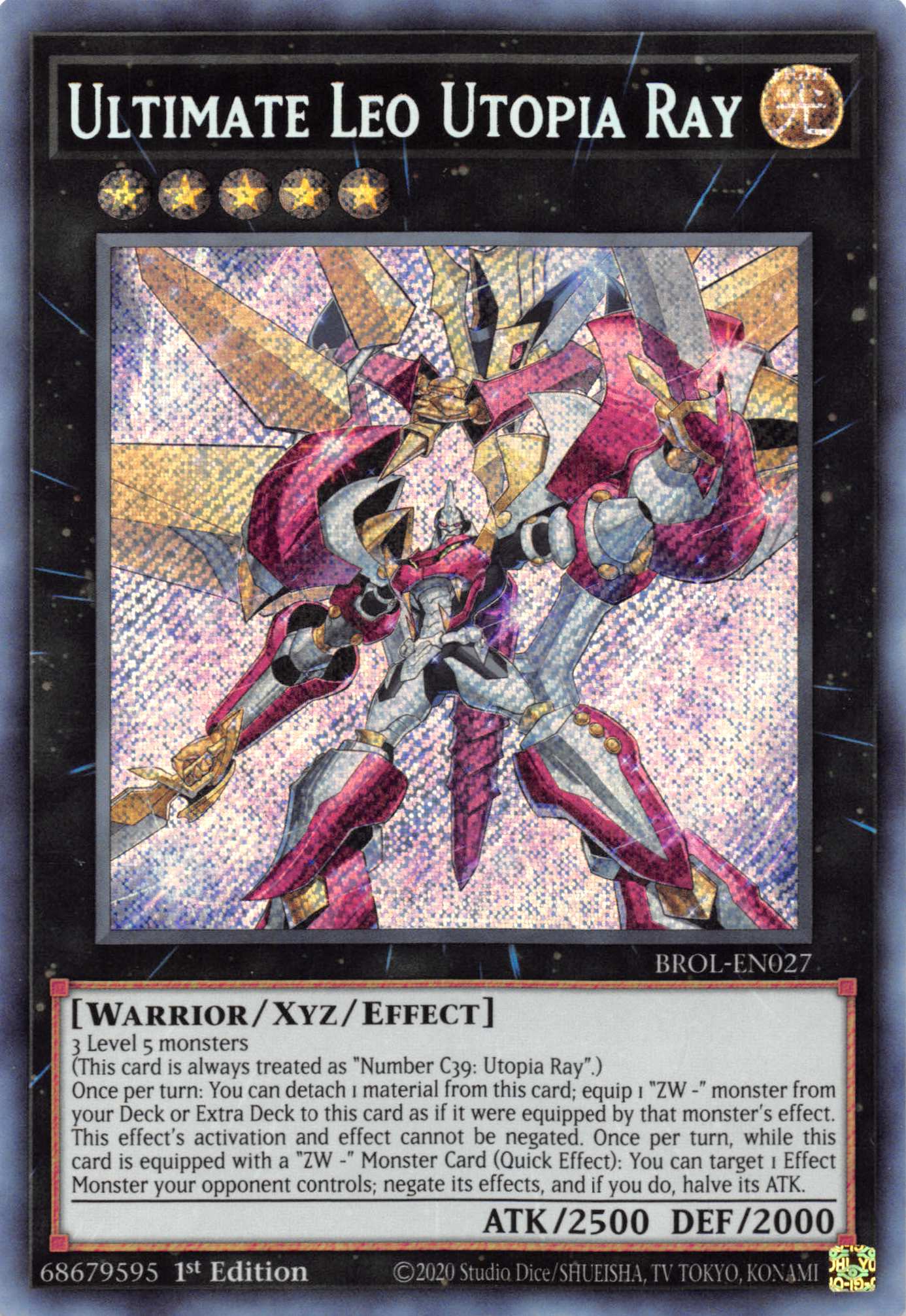 Ultimate Leo Utopia Ray [BROL-EN027] Secret Rare | GnG Games