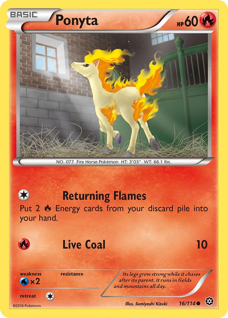 Ponyta (16/114) [XY: Steam Siege] | GnG Games