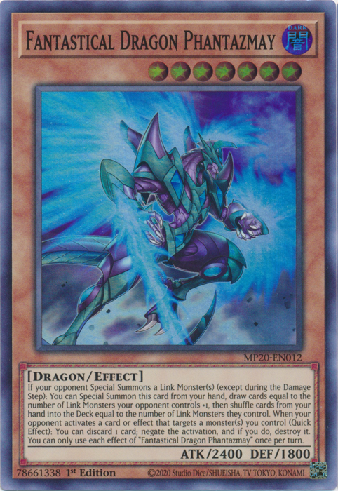 Fantastical Dragon Phantazmay [MP20-EN012] Super Rare | GnG Games