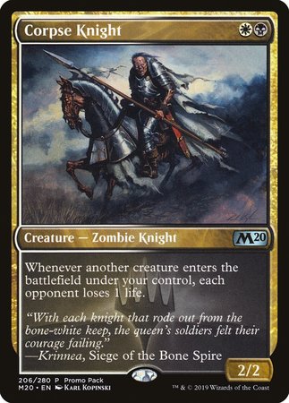 Corpse Knight [Core Set 2020 Promos] | GnG Games