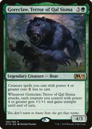 Goreclaw, Terror of Qal Sisma [Core Set 2019 Promos] | GnG Games