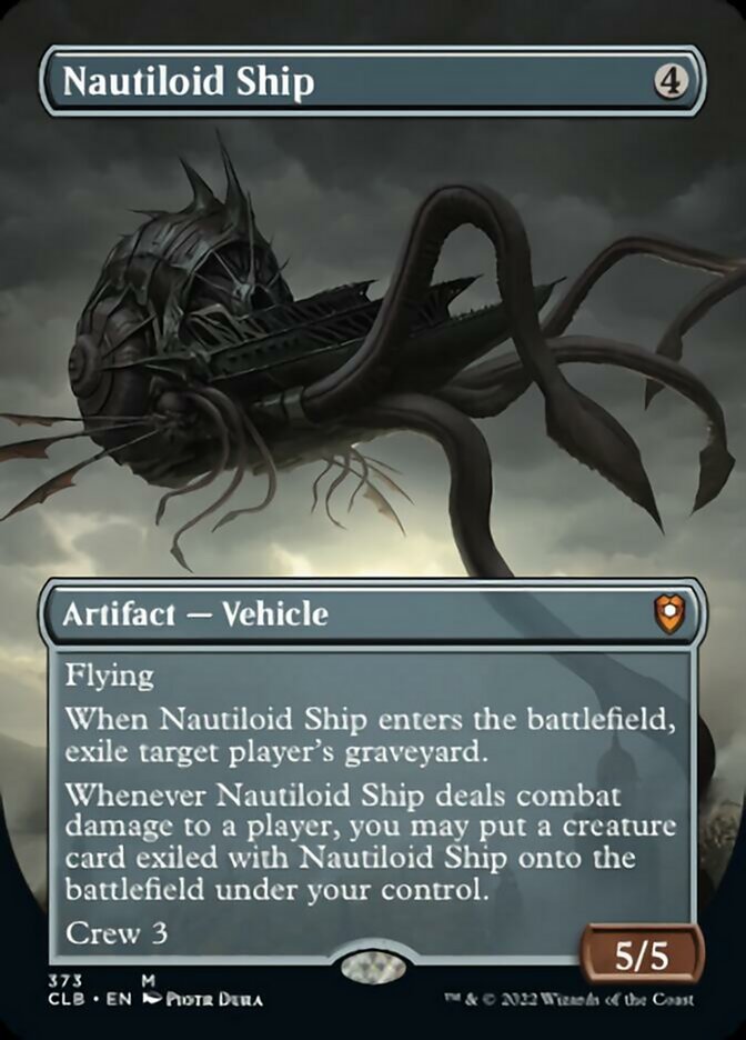 Nautiloid Ship (Borderless Alternate Art) [Commander Legends: Battle for Baldur's Gate] | GnG Games