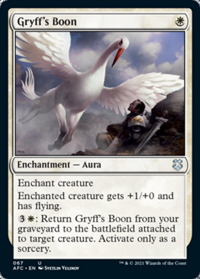 Gryff's Boon [Dungeons & Dragons: Adventures in the Forgotten Realms Commander] | GnG Games