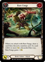 Bare Fangs (Red) [EVR008] (Everfest)  1st Edition Rainbow Foil | GnG Games