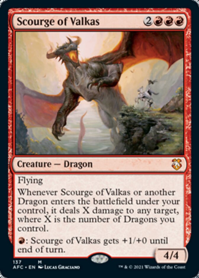 Scourge of Valkas [Dungeons & Dragons: Adventures in the Forgotten Realms Commander] | GnG Games